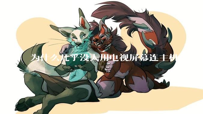 为什么几乎没人用电视屏幕连主机或者笔记本当显示器？