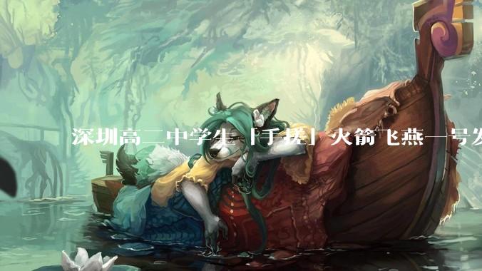 深圳高二中学生「手搓」火箭飞燕一号发射成功，突破 10KM 海拔高度，这属于什么水平？手搓火箭有多难？